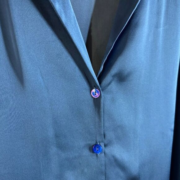 Oak & Fort Blue blouse S - Picture 2 of 5